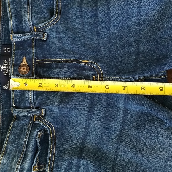 #K - 27/25 Hollister Low-rise Super Skinny Classic Stretch Sz 5S - Picture 4 of 9